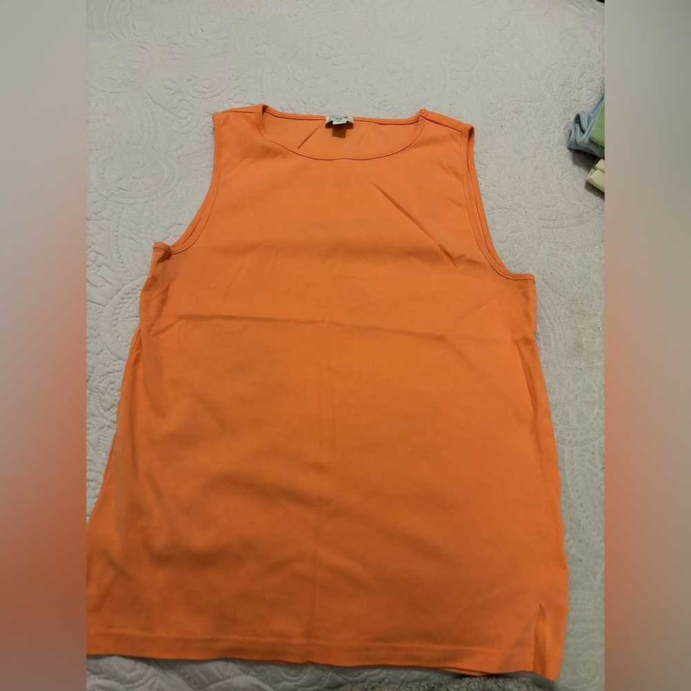 J. Crew Vibrant Orange Tank Top